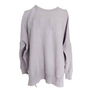 Aerie Sweatshirt Womens Size S Lavender Purple Oversized Cozy Loungewear